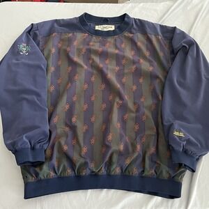 VTG Tourney Gore-Tex Jacket Pullover Mens XL Paisley Golf Water Windproof Gorp